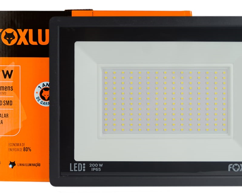 REFLETOR LED PT 200W 6,5K SLIM