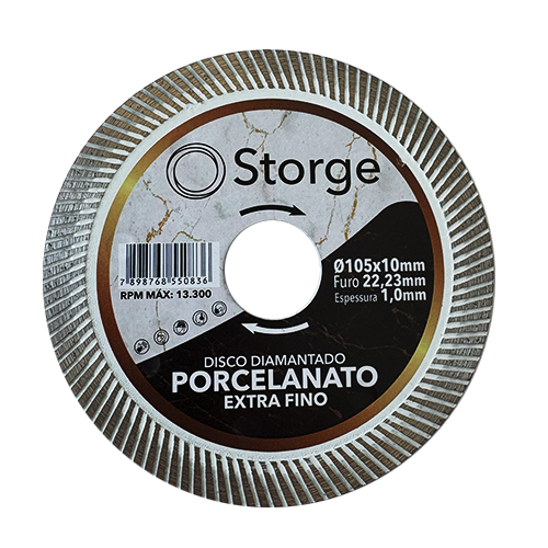 DISCO DIAM TURBO PORCELAN PROF 105MM