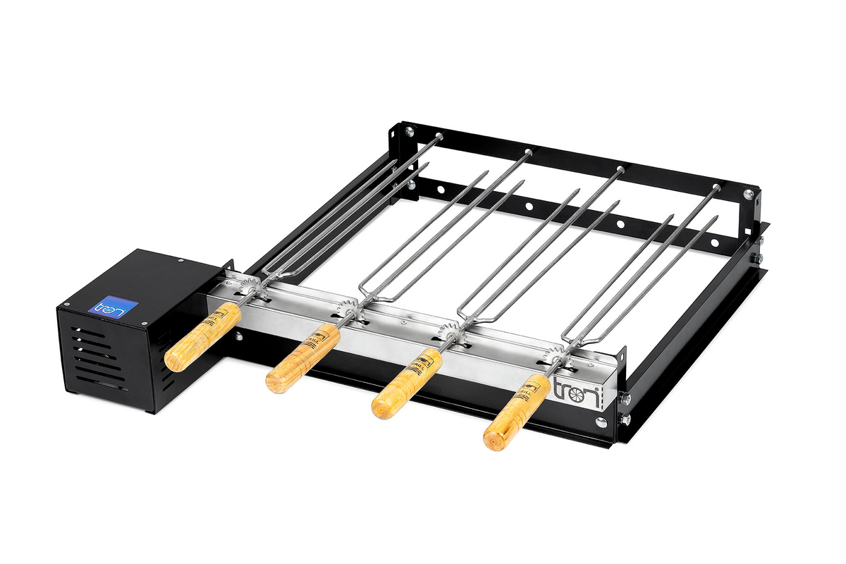CHURRAS ELETR GRILL GIRAT 4 ESP SIMPL PT