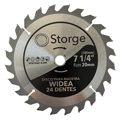 SERRA CIRC DE WIDEA 185MM (7.1/4″) 24D