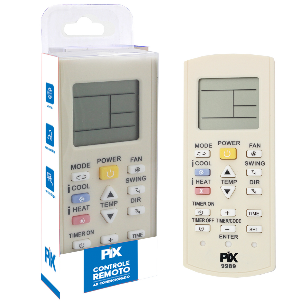 CONTROLE AR CONDICIONADO BR UNIVERSAL