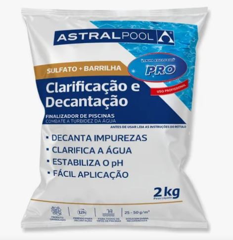 SULFATO + BARRILHA 2 EM 1 ASTRALPOOL 2KG