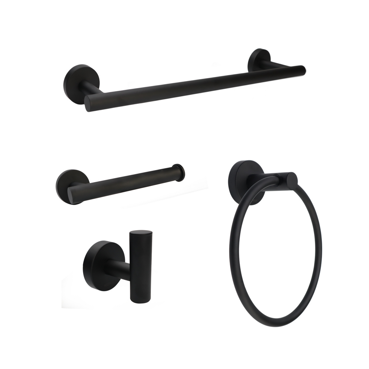 KIT P/BANHEIRO INOX PT 4PC
