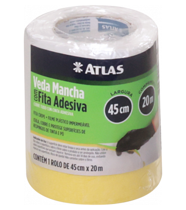 PROTETOR DE PINTURA 0,45X20MT C/FITA