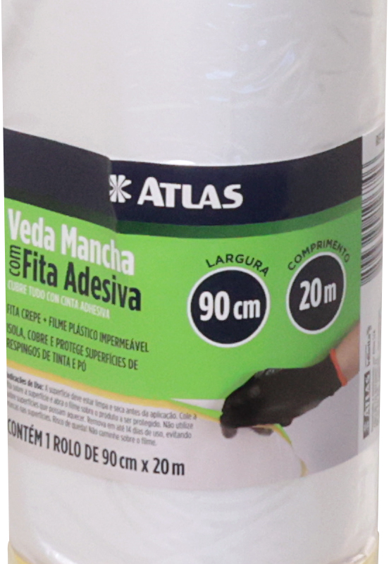 PROTETOR DE PINTURA 0,90X20MT C/FITA
