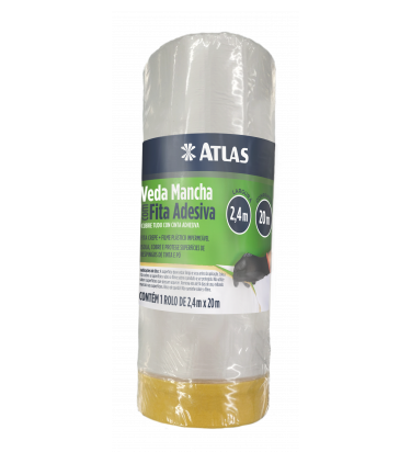 PROTETOR DE PINTURA 2,4X20MT C/FITA