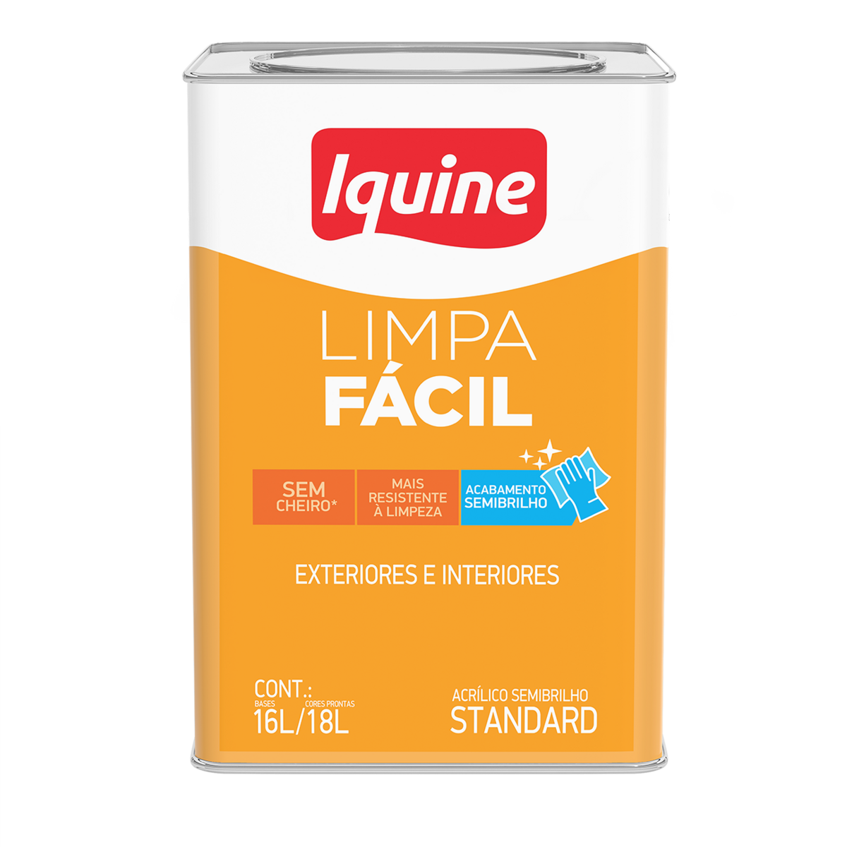 TINTA ACR SB STD 15LT LIMPA FACIL BR