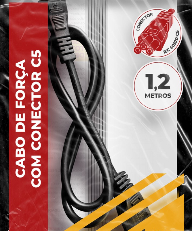 CABO FORCA  3X0,75 1,20MT PT