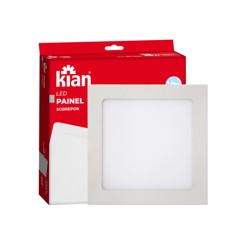 PAINEL LED SOB QUAD 16,8CM 12W 6K BR ECO