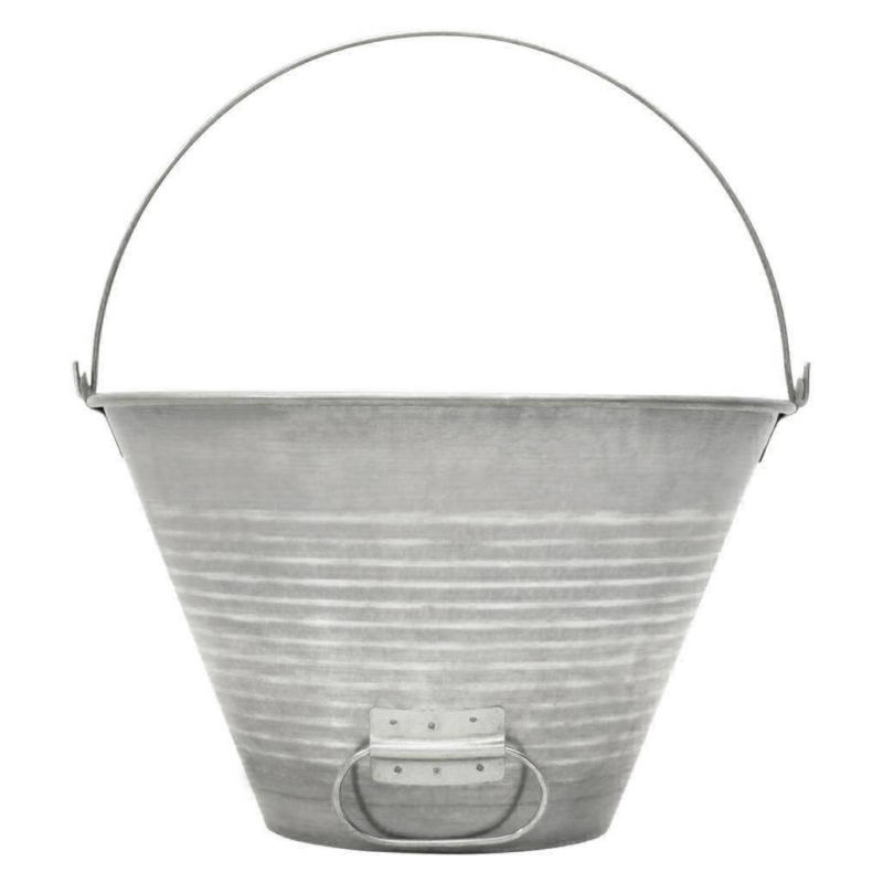 BALDE METAL 12 LT GALVANIZADO