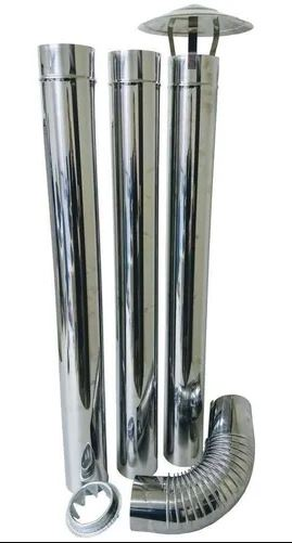 KIT P/FOGAO A LENHA 110MM INOX