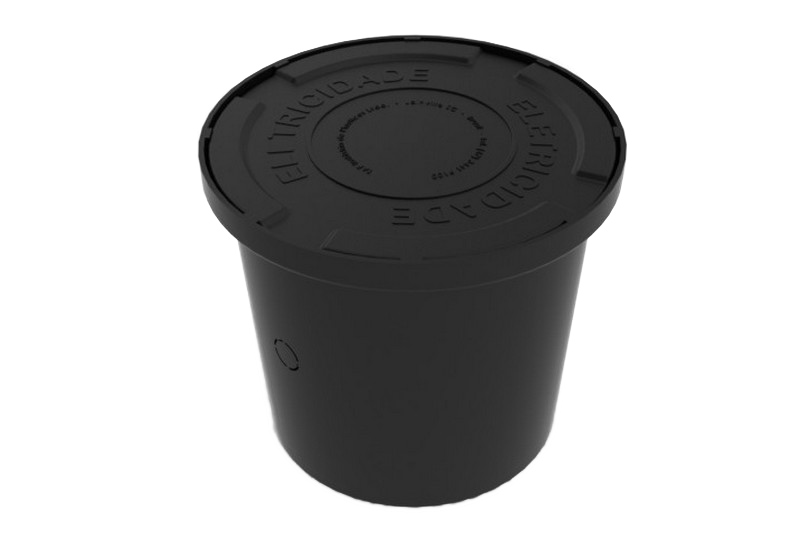 CAIXA INSPECAO P/ATER RED 20X23CM PVC