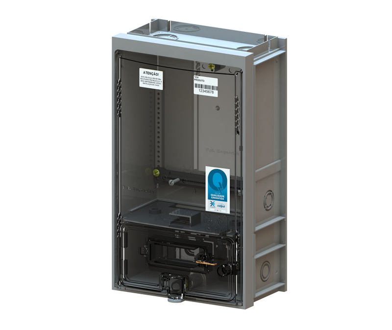 CAIXA DE MEDICAO PVC MONOF EQUATORIAL N7