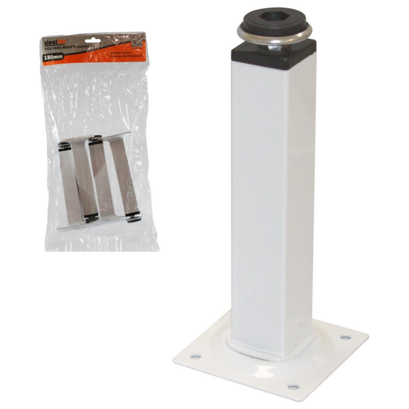PES P/MOVEIS PP QUAD BR 15CM C/04PC