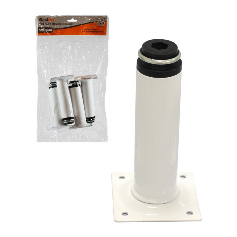 PES P/MOVEIS PP RED BR 12CM C/04PC