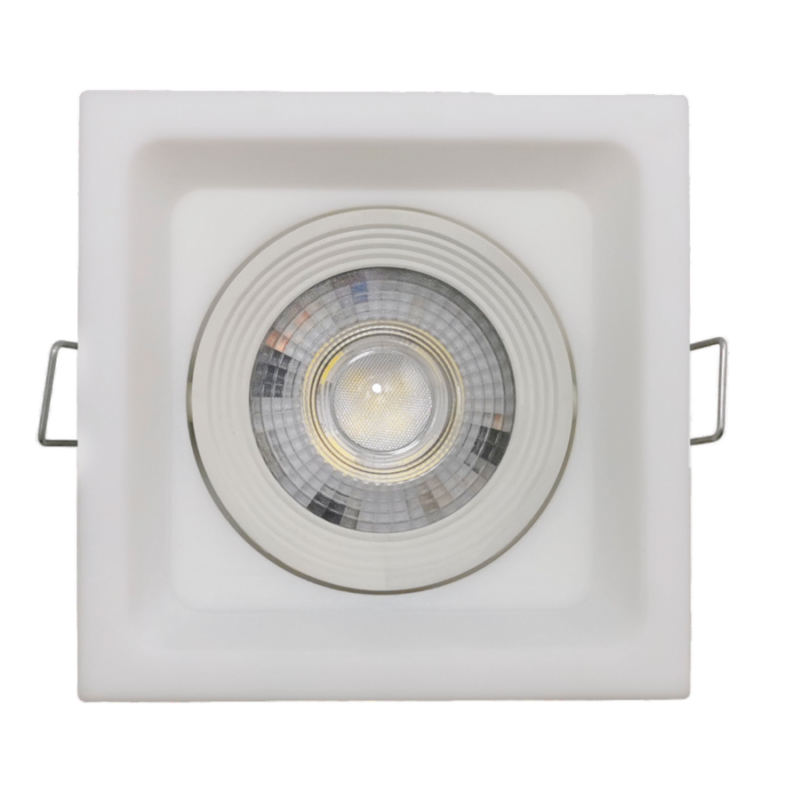 SPOT LED EMB QUAD 5W MOV RECUADO 6K BR