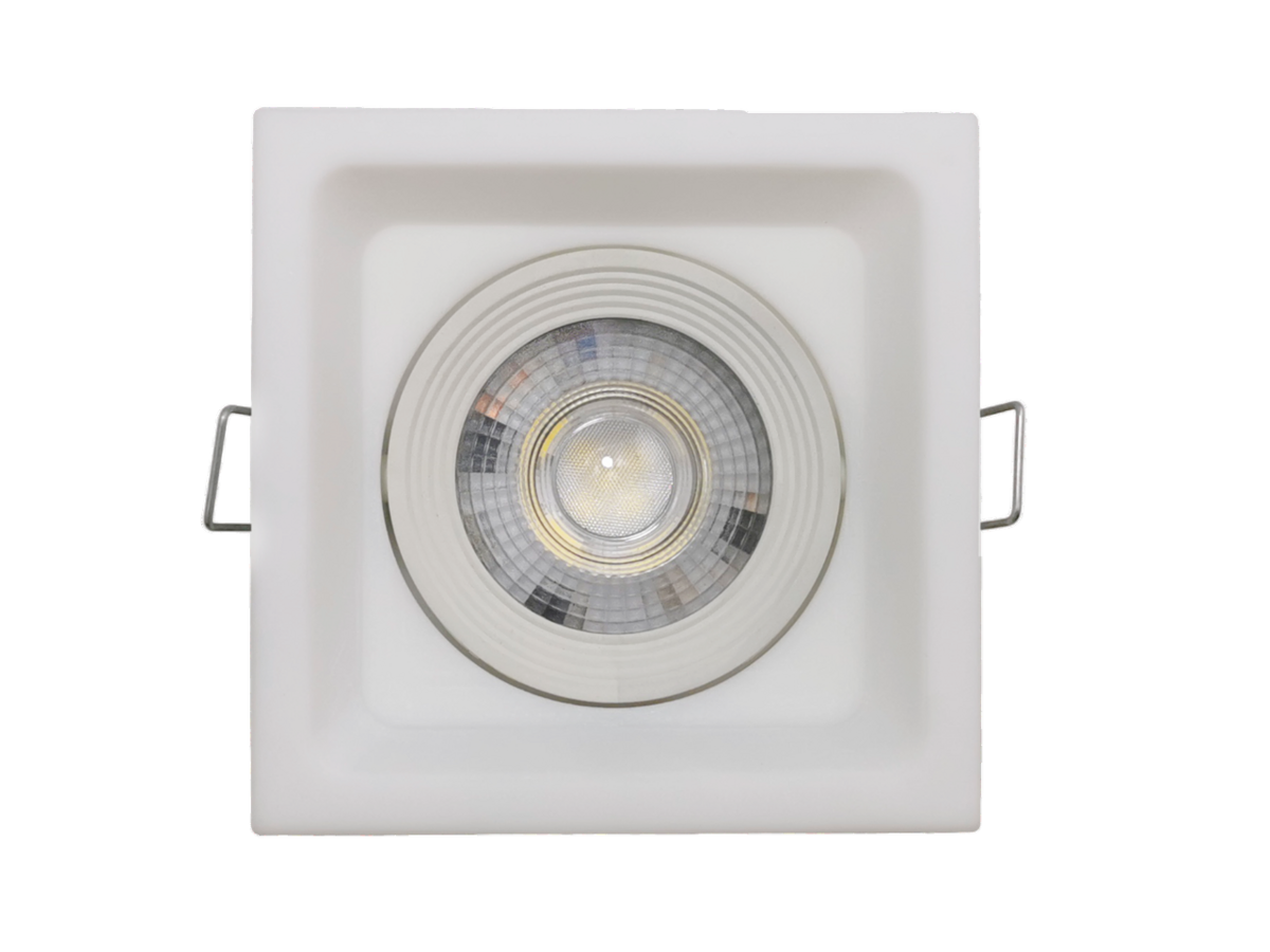 SPOT LED EMB QUAD 5W MOV RECUADO 6K BR