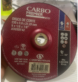DISCO DE CORTE 9X1/8X7/8″ METAL C/RELEVO