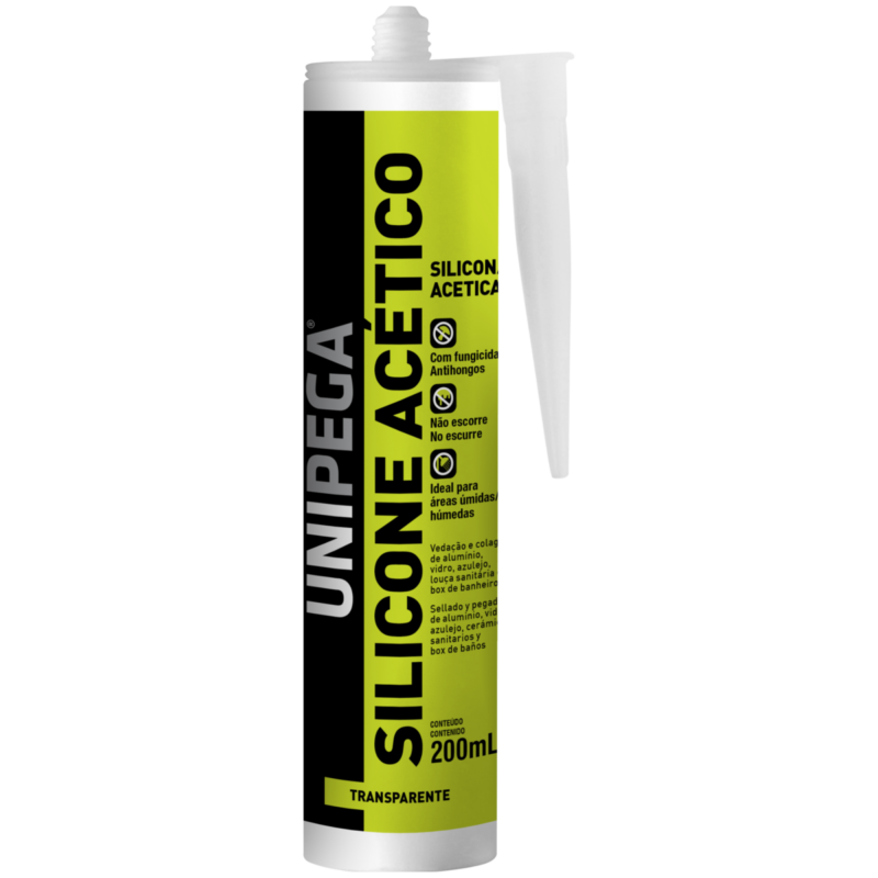 SILICONE ACETICO BRANCO 200GR